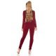 Salopeta eleganta burgundy, mulata Axena Salopeta eleganta burgundy, mulata Axena 4 - jojofashion.ro