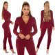 Salopeta dama eleganta burgundy, mulata Axena 7 - jojofashion.ro