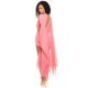 Salopeta scurta somon din chiffon cu maneci fluture Mellya Salopeta scurta somon din chiffon cu maneci fluture Mellya 3 - jojofashion.ro