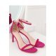 Sandale piele eco fucsia cu toc subtire Simona 2 - jojofashion.ro